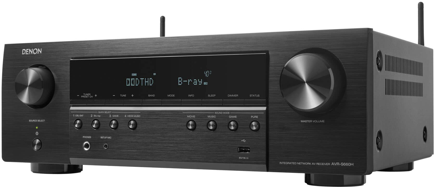 Denon Avr-s660h Amplificador De Audio Y Video 5.2 Canales 8k