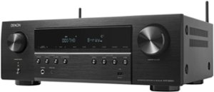 Denon - AVR-S660H (75W X 5) 5.2-Ch. with HEOS 8K Ultra HD HDR Compatible AV Home Theater Receiver with Alexa - Black - Front_Zoom