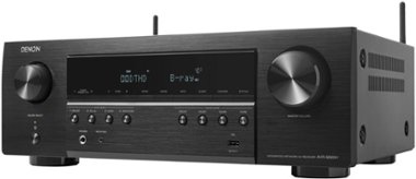 Denon - AVR-S660H (75W X 5) 5.2-Ch. with HEOS 8K Ultra HD HDR Compatible AV Home Theater Receiver with Alexa - Black - Front_Zoom