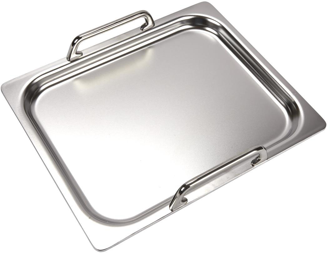 Angle View: JennAir - Multi-Layer Stainless Steel Griddle - Stainless Steel
