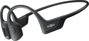Shokz - OpenRun Pro Premium Bone Conduction Open-Ear Sport Headphones - Black - Front_Zoom