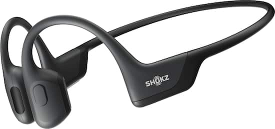 Shokz OpenRun Pro Premium Bone Conduction Open-Ear Sport Headphones Black  S810-ST-BK-US - Best Buy