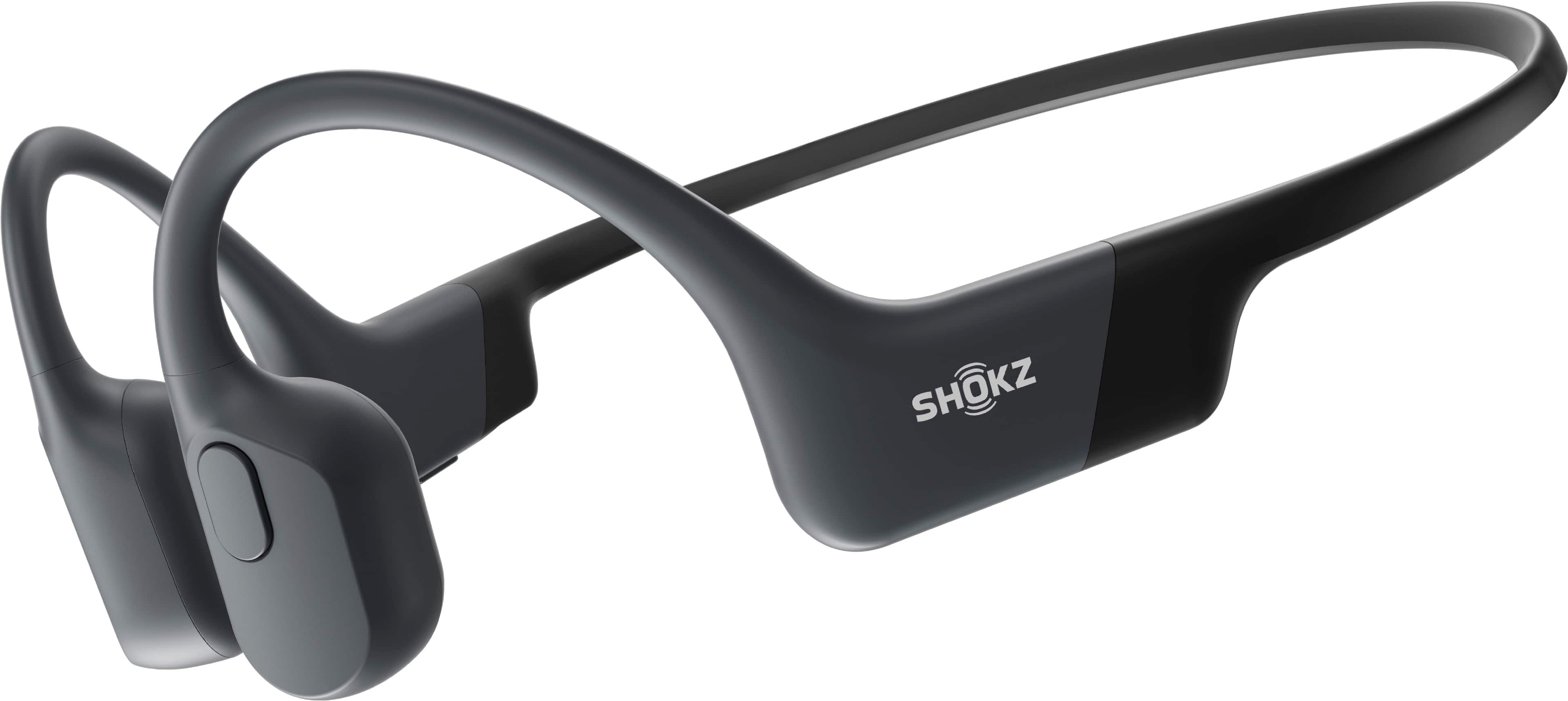 Shokz OpenRun Bone Conduction Open-Ear Endurance Headphones Black 