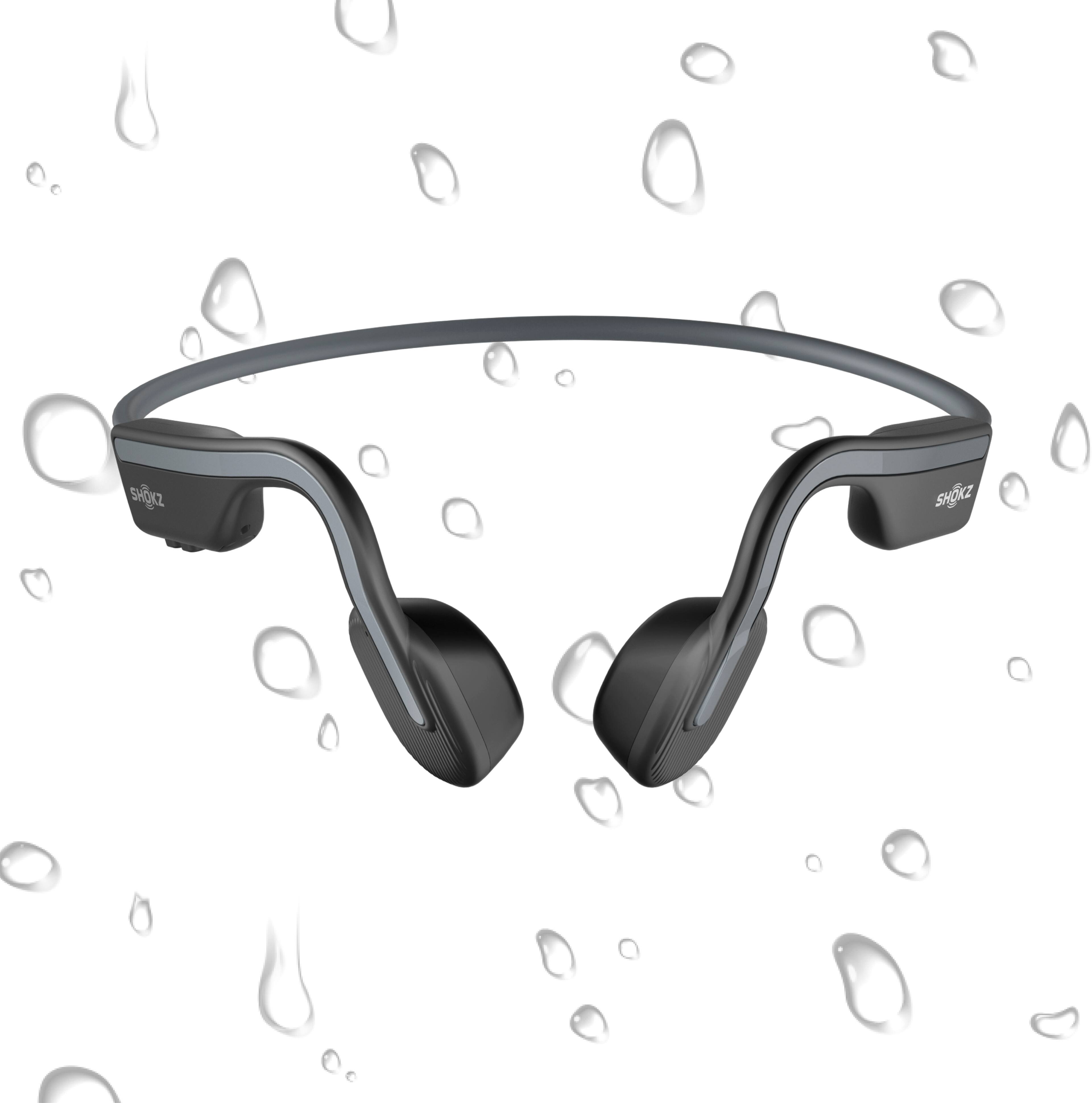 Alt View 11. Shokz - OpenMove Bone Conduction Open Ear Lifestyle/Sport Headphones - Gray.