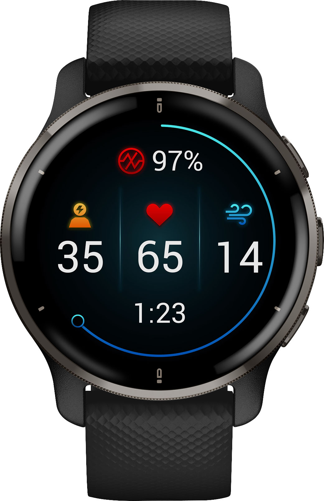 Garmin Venu 2 Plus GPS Smartwatch 43 mm Fiber-reinforced polymer Slate  010-02496-01 - Best Buy | alle Smartwatches