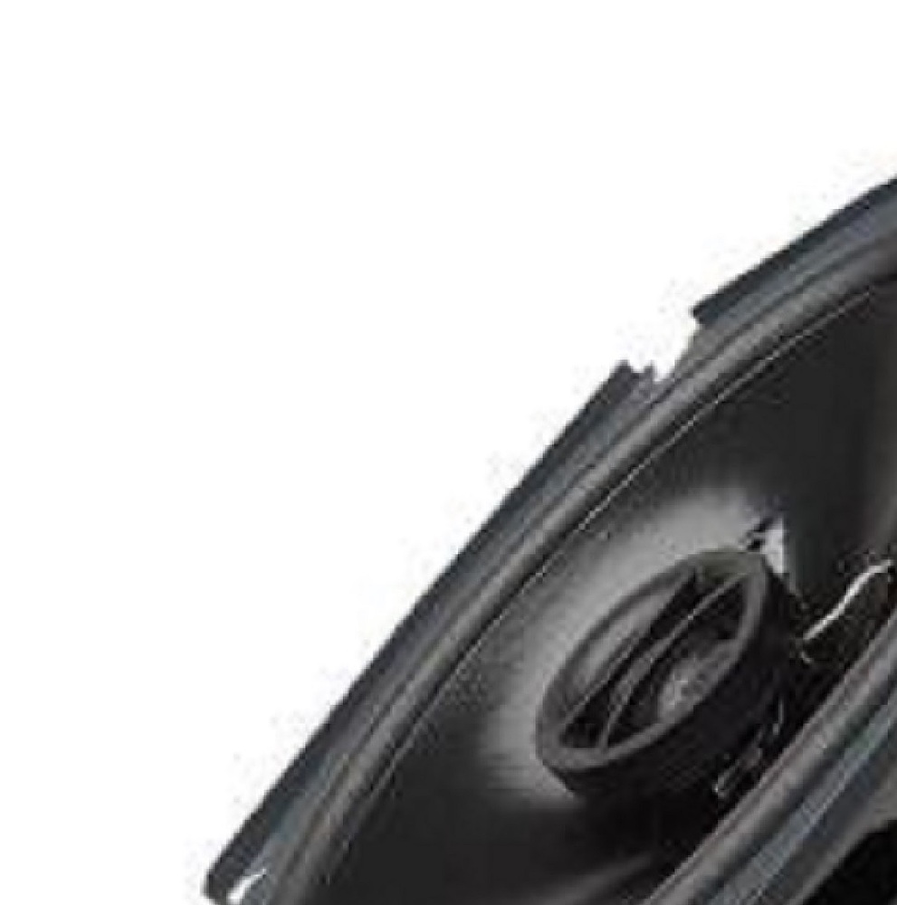 Angle View: Powerbass - S Series 6x8in. OEM Replacement Co-Axial Speaker with 2-layer Paperand DDC (Dynamic Damping Coating) Cone - Black