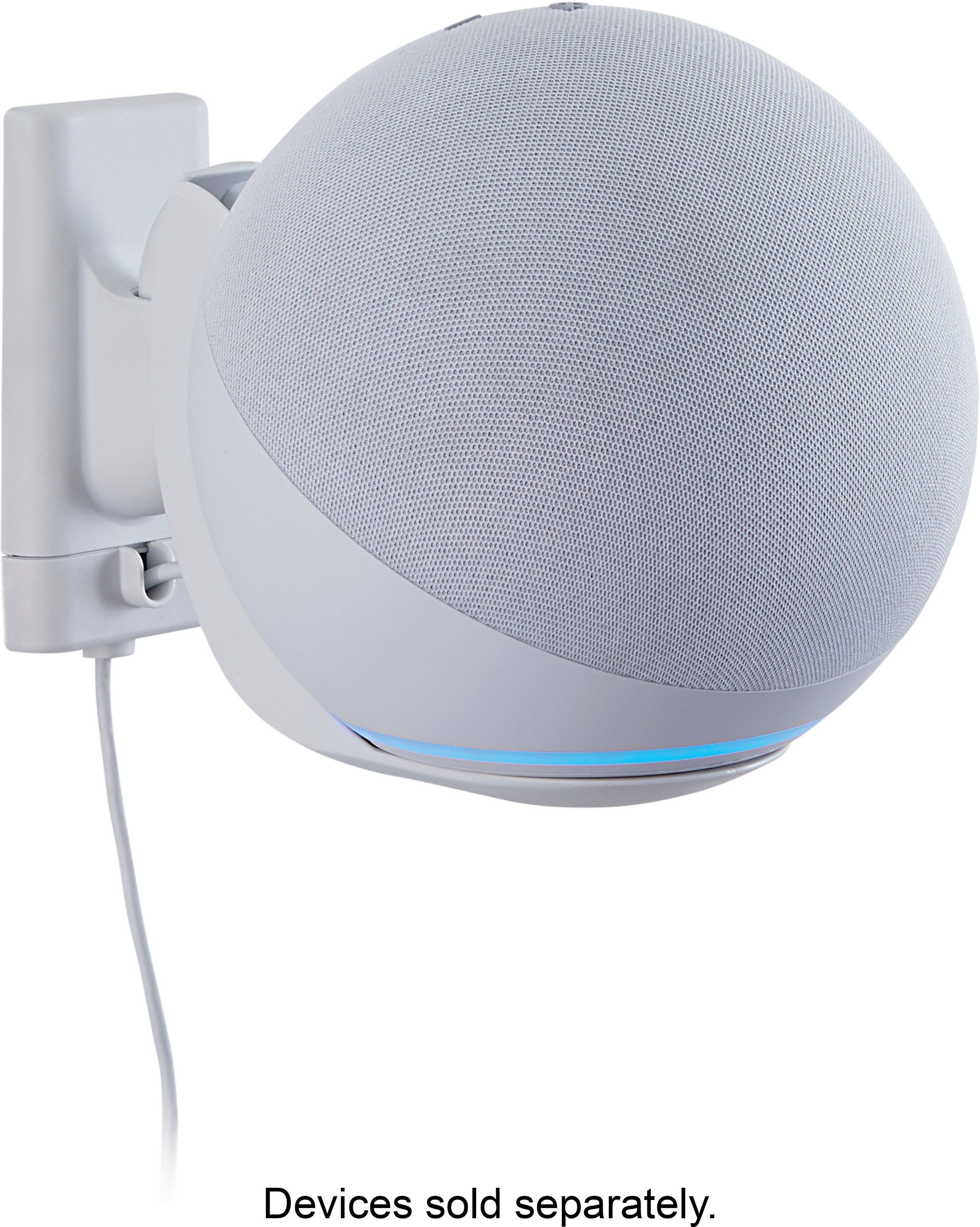 Alt View 16. Sanus - Tilt and  Swivel Mount for Amazon Echo (4th Gen) - White.