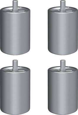 Bosch - 30/36-inch Industrial Range Feet - Stainless Steel