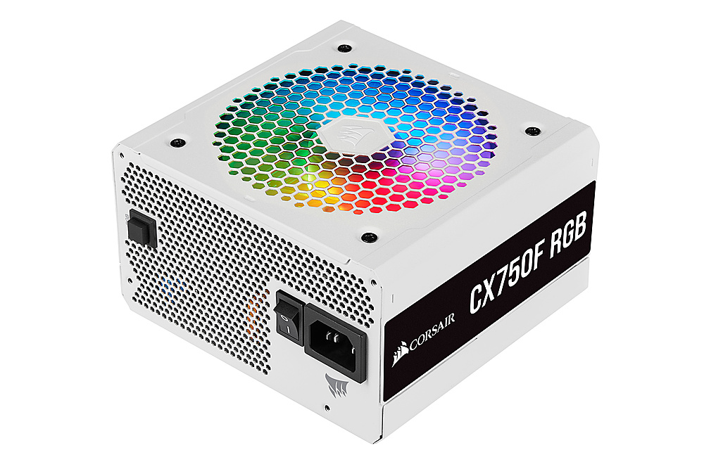 CORSAIR RGB Series CX750F RGB PLUS Fully Modular ATX Power Supply White CP-9020227-NA - Best Buy