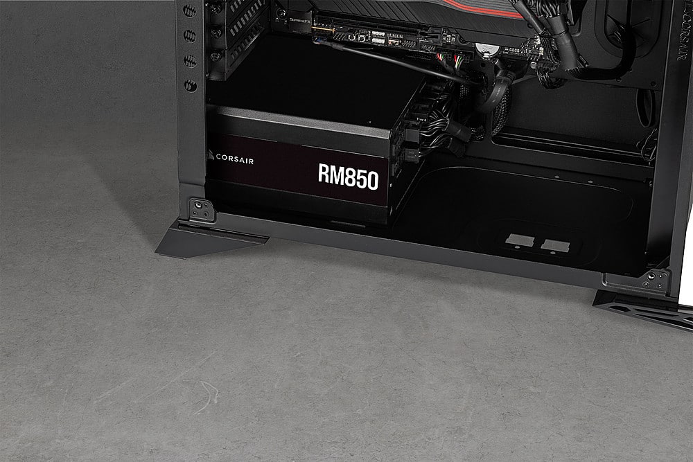 Zoom in on Alt View 20. CORSAIR - RM Series RM850 Fully Modular Ultra-Low Noise ATX Power Supply - Black.