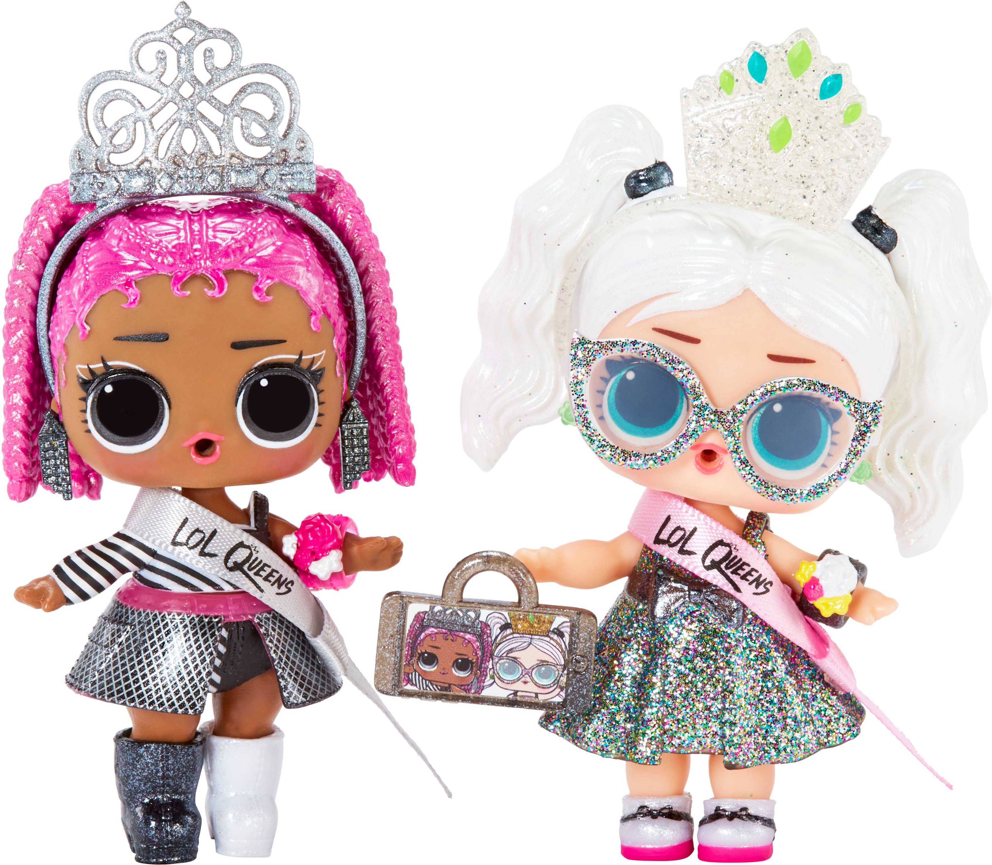 Angle View: LOL Surprise Queens Dolls with 9 Surprises Including Doll, Fashions, and Royal Themed Accessories - Great Gift for Girls Age 4+