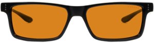 GUNNAR - Vertex Gaming Glasses with Ultraviolet (UV) Light Protection and Blue Light Reduction Max Tint Amber Lenses - Onyx - Front_Zoom