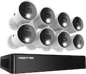 Best Buy Night Owl 8 Channel 8 camera Indoor Outdoor Wired 4K