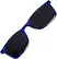 Left. Wavebalance - BlueDuo, Cruise, Blue Light Reducing Glasses with Magnetic Sunglass Clip-On - Deep Sea.