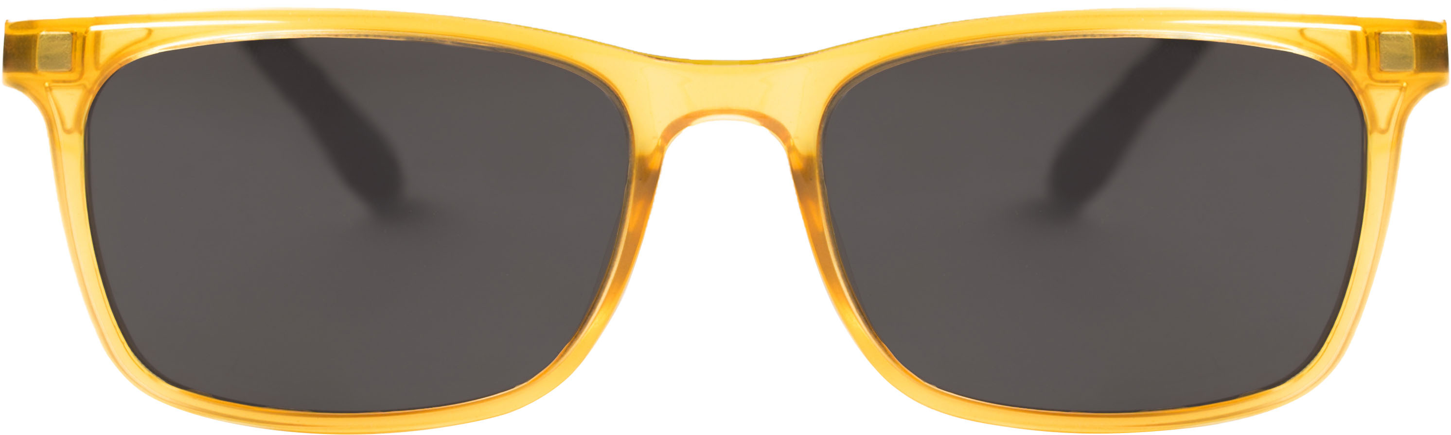 Angle View: Wavebalance - BlueDuo, Cruise, Blue Light Reducing Glasses with Magnetic Sunglass Clip-On- Honey - Yellow