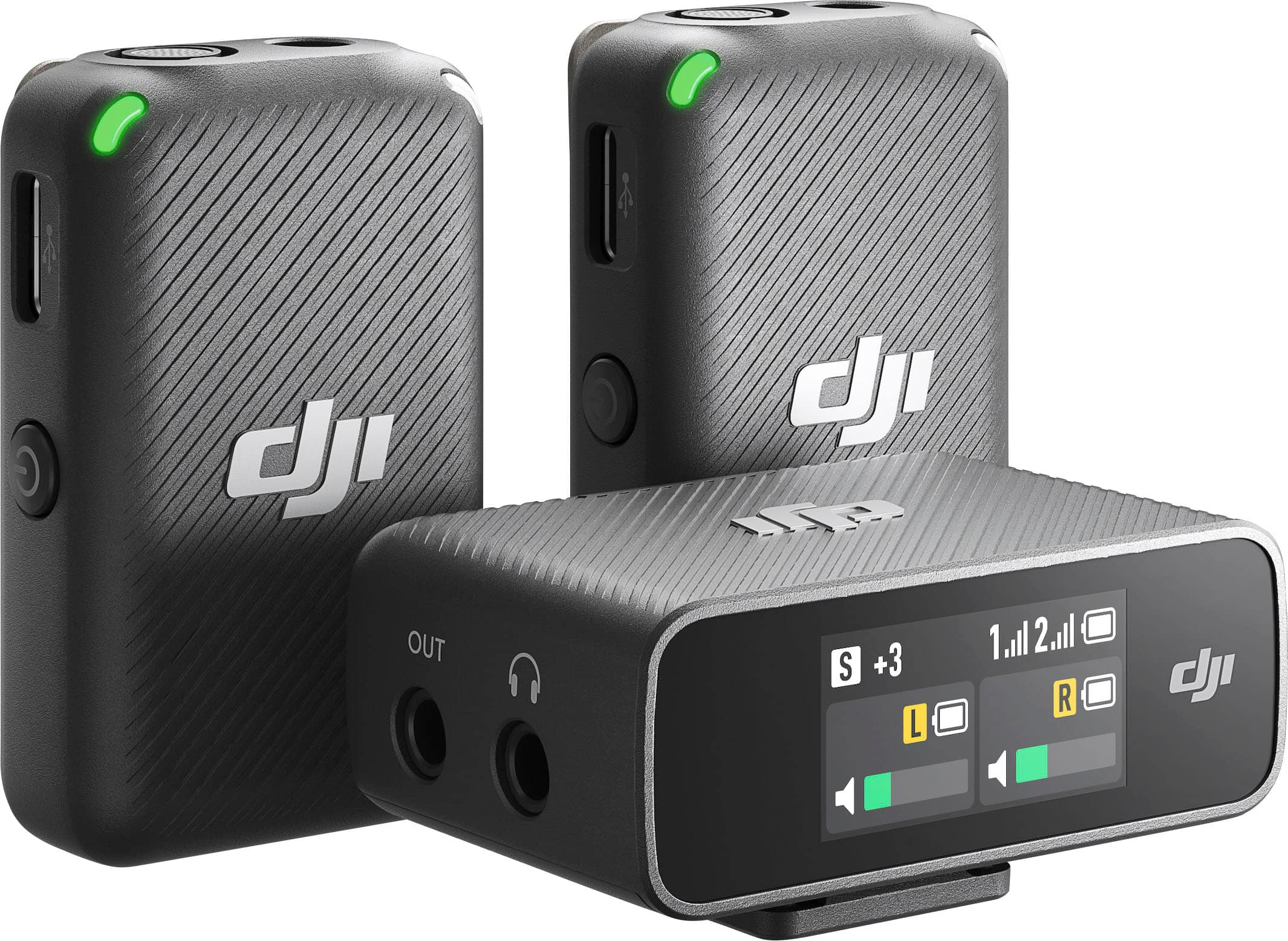 DJI Mic Wireless Lavalier Microphone with Dual-Channel Recording  CP.RN.00000197.01 - Best Buy