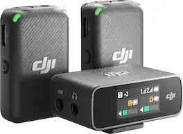 DJI - Mic - Wireless Lavalier Microphone with Dual-Channel Recording