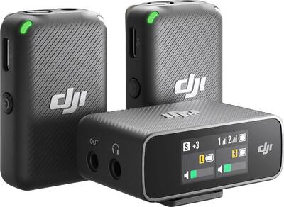 DJI MIC ワイヤレスマイクロフォン DJI Mic Wireless Lavalier Microphone with Dual Channel