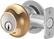 Front. Level - Smart Lock Bluetooth Replacement Deadbolt with App/Key/Voice Assistant Access - Polished Brass.