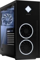 HP OMEN - 40L Gaming Desktop - AMD Ryzen 7 5800X - 16GB HyperX Memory - NVIDIA GeForce RTX 3080 - 1TB SSD - Jet Black - Front_Zoom