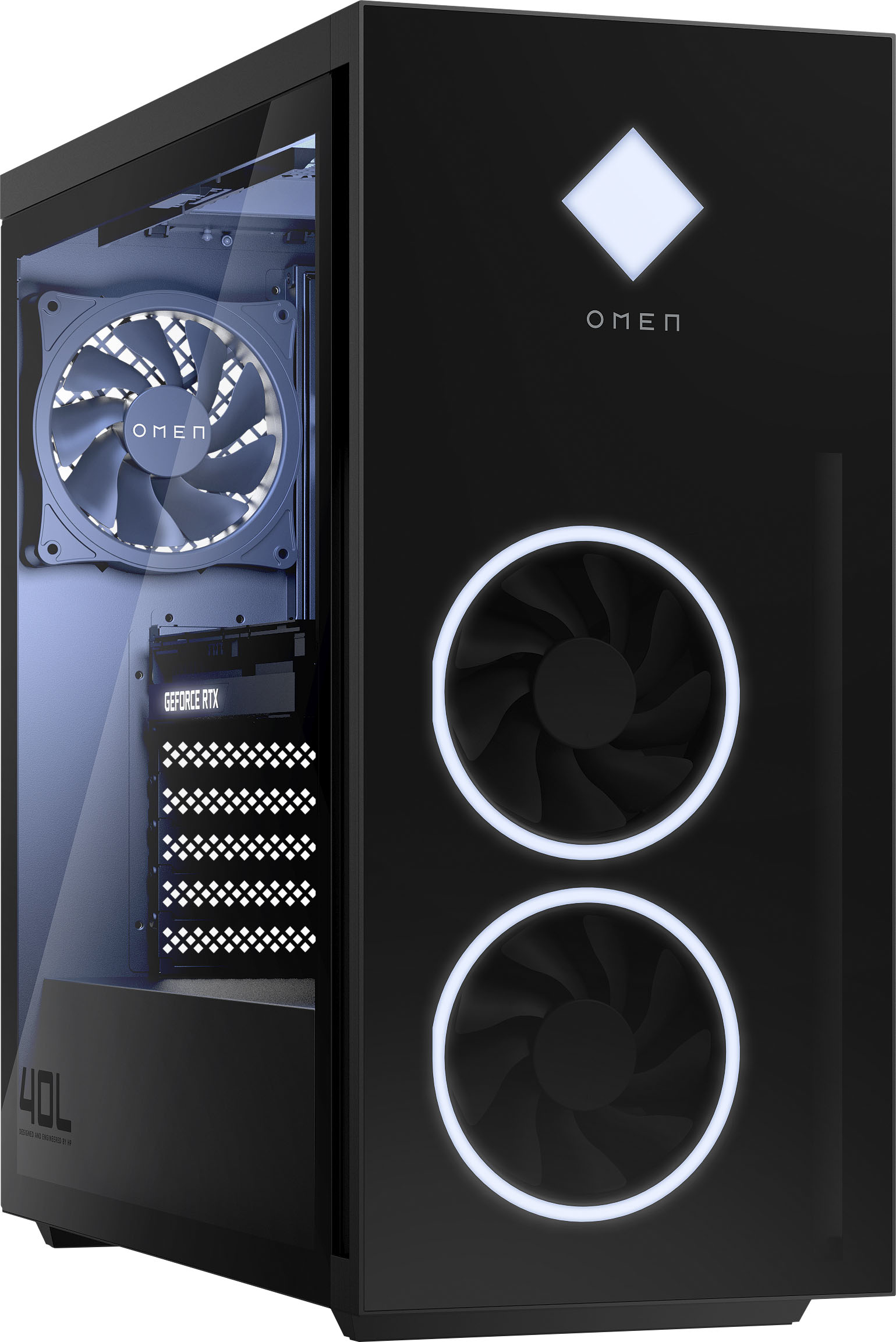 Core - Jet HP 1TB Memory GeForce Black GT21-0064 Best SSD 40L Buy HyperX Intel RTX i7-12700 3070 Gaming Desktop OMEN NVIDIA 16GB