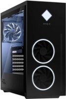HP OMEN - 40L Gaming Desktop - AMD Ryzen 7 5700G - 16GB HyperX Memory - NVIDIA GeForce RTX 3060 Ti - 512GB SSD - Jet Black - Front_Zoom