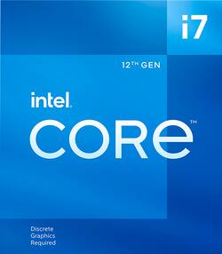 CPU Intel Core i7-12700F BOX 12th Gen CPU Intel Core i7 12700F 12th Generation 12 Core 20 Thread 2.1