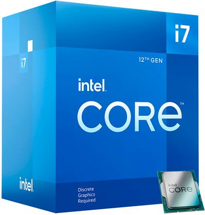 Intel Core i7 12700F 12th Generation 12 Core 20 Thread 2.1 to 4.9 Intel Core i7 12700F 12th Generation 12 Core 20 Thread 2.1 to 4.9