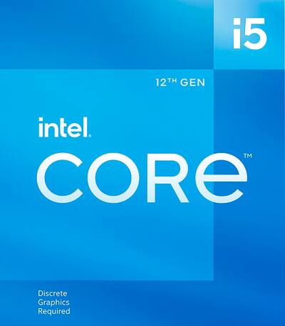 Intel Core i5 12400F 12th Generation 6 Core 12 Thread 2.5 to 4.4 Intel Core i5 12400F 12th Generation 6 Core 12 Thread 2.5 to 4.4
