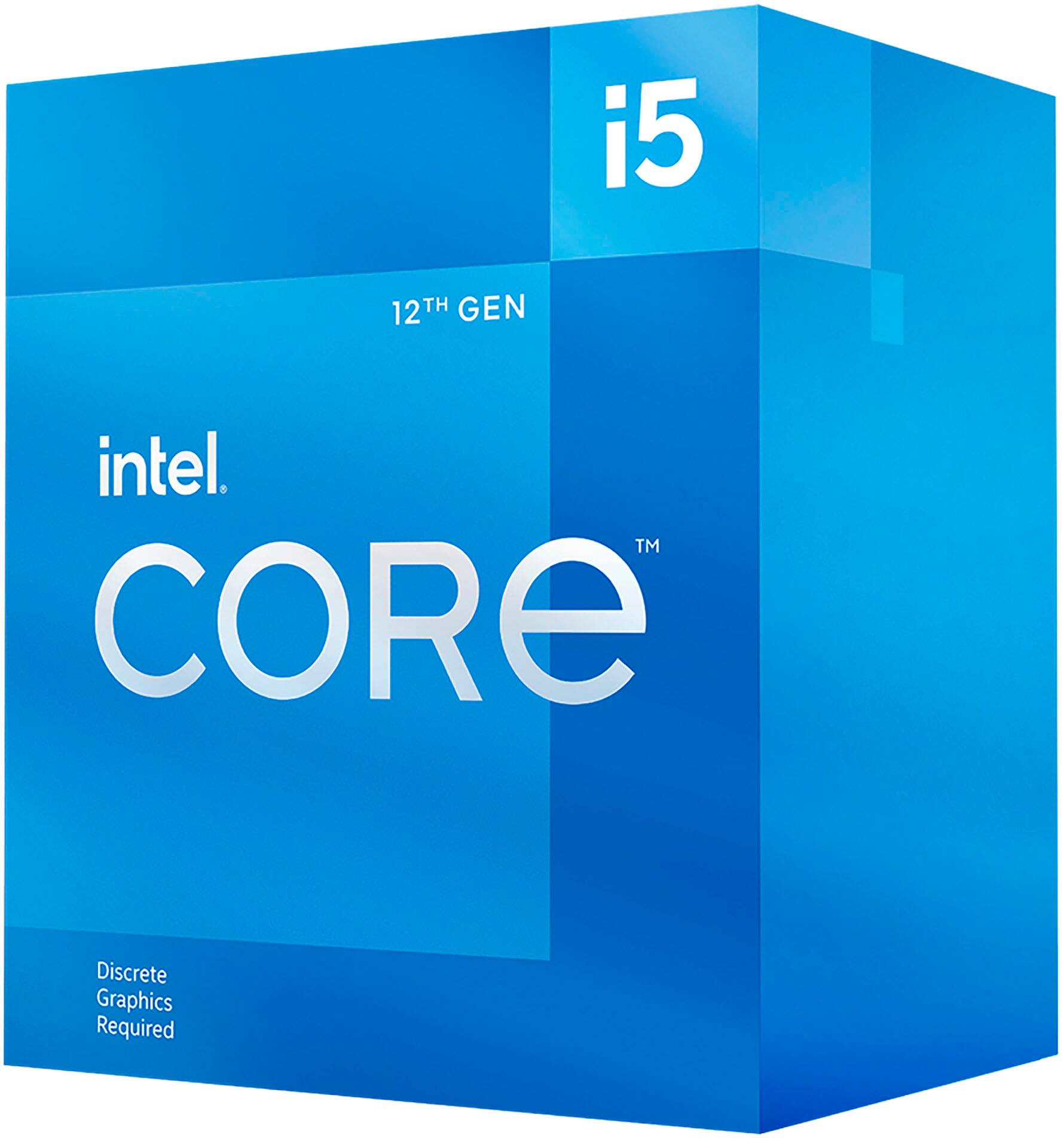 Alt View 11. Intel - Core i5-12400F 12th Generation - 6 Core - 12 Thread - 2.5 to 4.4 GHz - LGA1700 - Desktop Processor - Grey/Black/Gold.