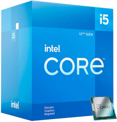CPU Intel Core i5-12400F 12th Gen LGA1700 Intel Core i5 12400F 12th Generation 6 Core 12 Thread 2.5 to