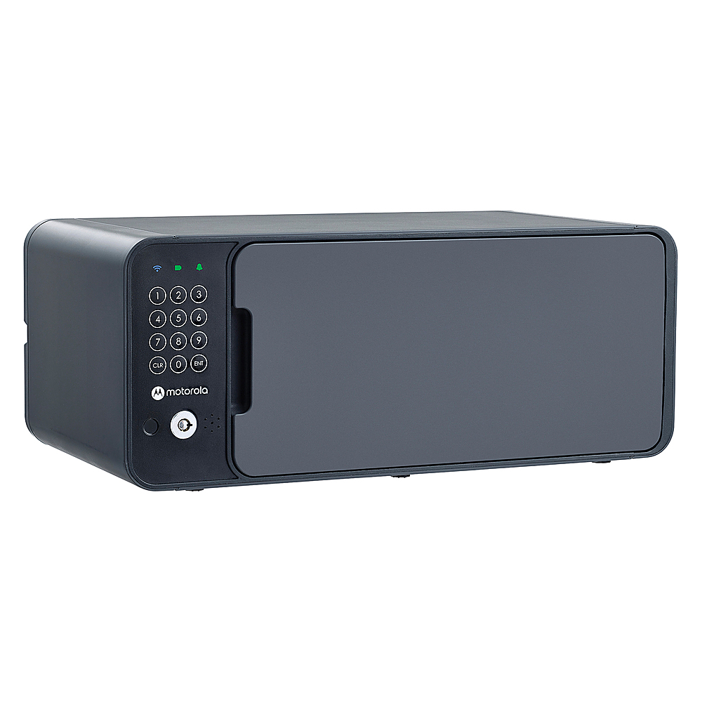 Angle View: Motorola - XL Smart Safe - Black