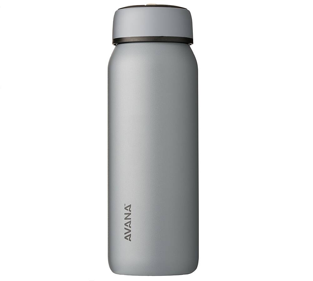 Angle View: Avana - Beckridge Insulated Stainless Steel 32 oz. Water Bottle - Slate