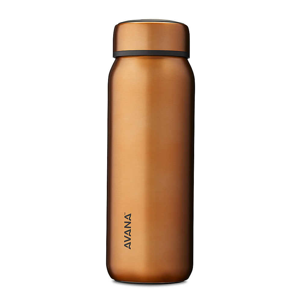 Angle View: Avana - Beckridge Insulated Stainless Steel 32 oz. Water Bottle - Copper