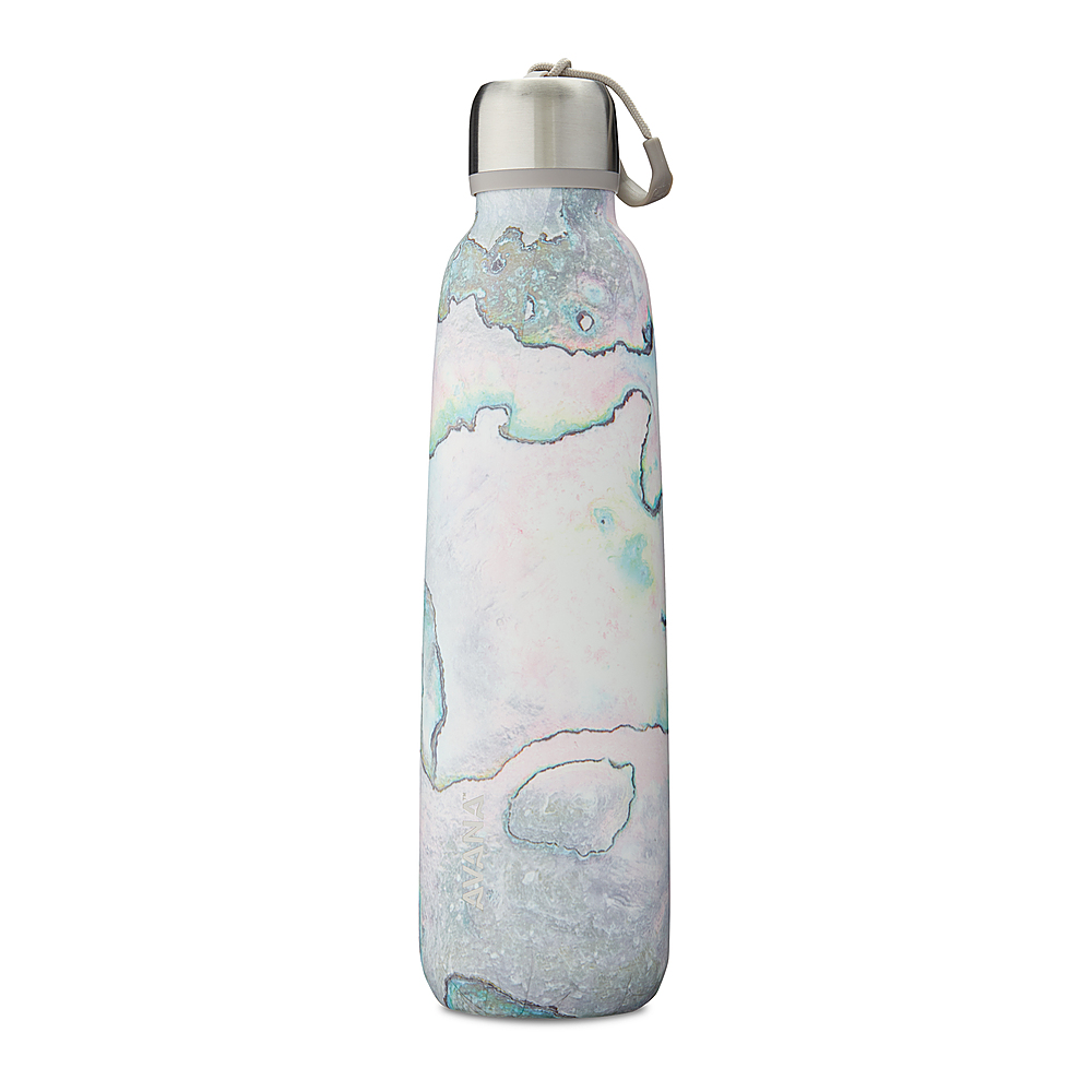 Angle View: Avana - Ashbury Insulated Stainless Steel 24 oz. Water Bottle - Mother of Pearl