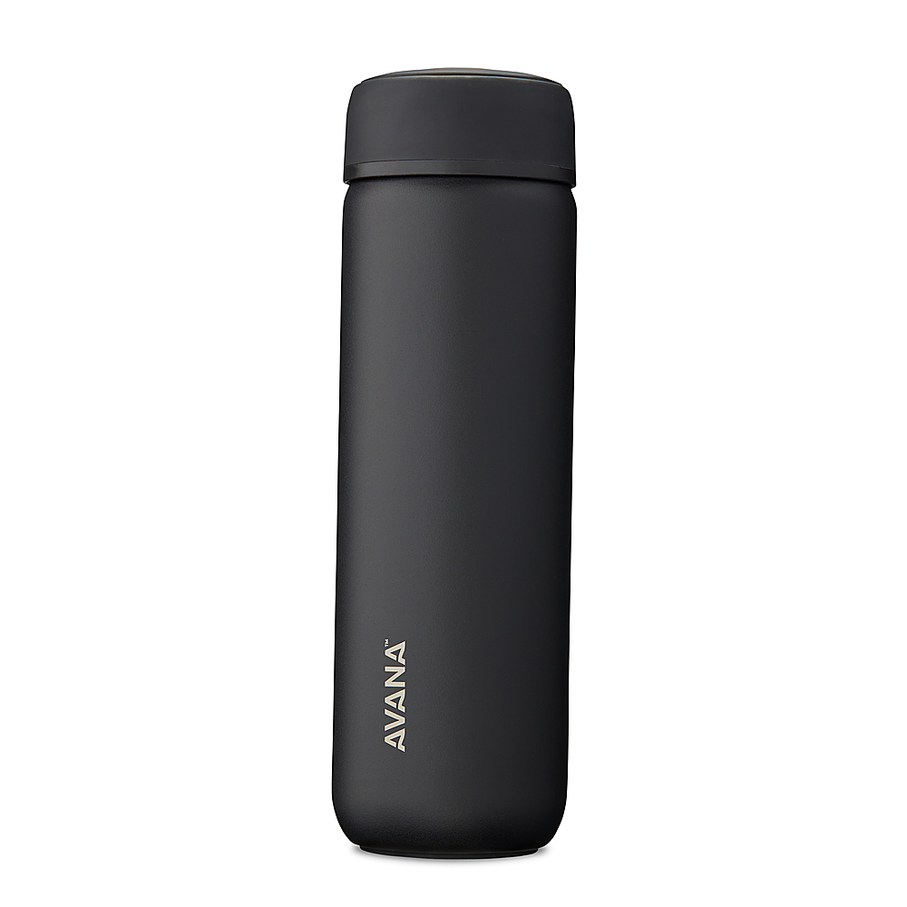 Angle View: Avana - Beckridge Insulated Stainless Steel 25 oz. Water Bottle - Onyx