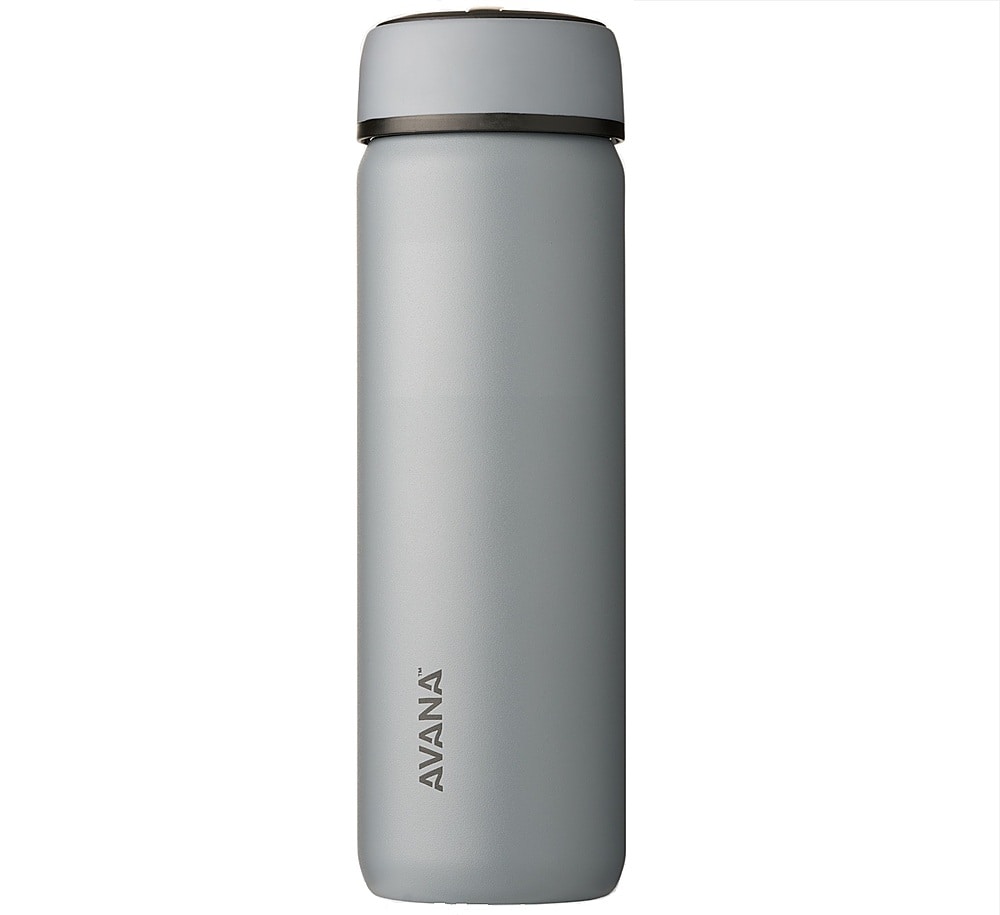 Angle View: Avana - Beckridge Insulated Stainless Steel 25 oz. Water Bottle - Slate