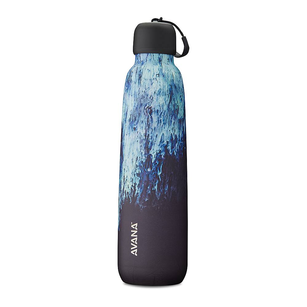 Angle View: Avana - Ashbury Insulated Stainless Steel 24 oz. Water Bottle - Glacier