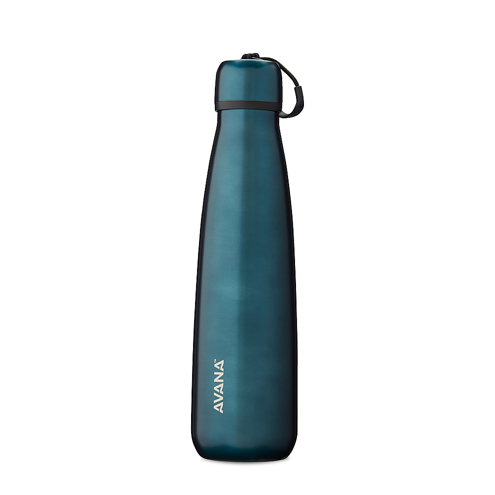 Angle View: Avana - Ashbury Insulated Stainless Steel 18 oz. Water Bottle - Deep Ocean