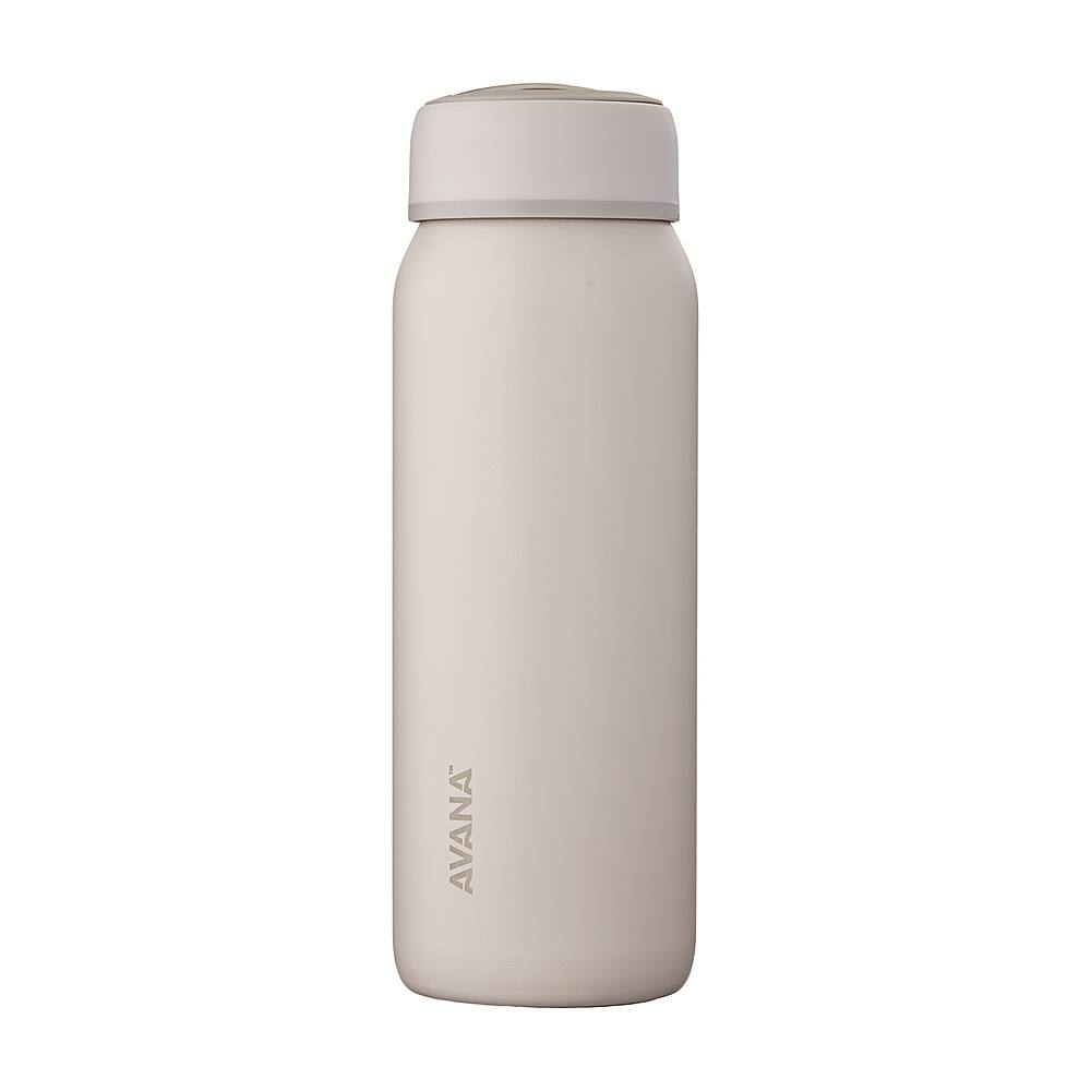 Angle View: Avana - Beckridge Insulated Stainless Steel 32 oz. Water Bottle - Sandstone