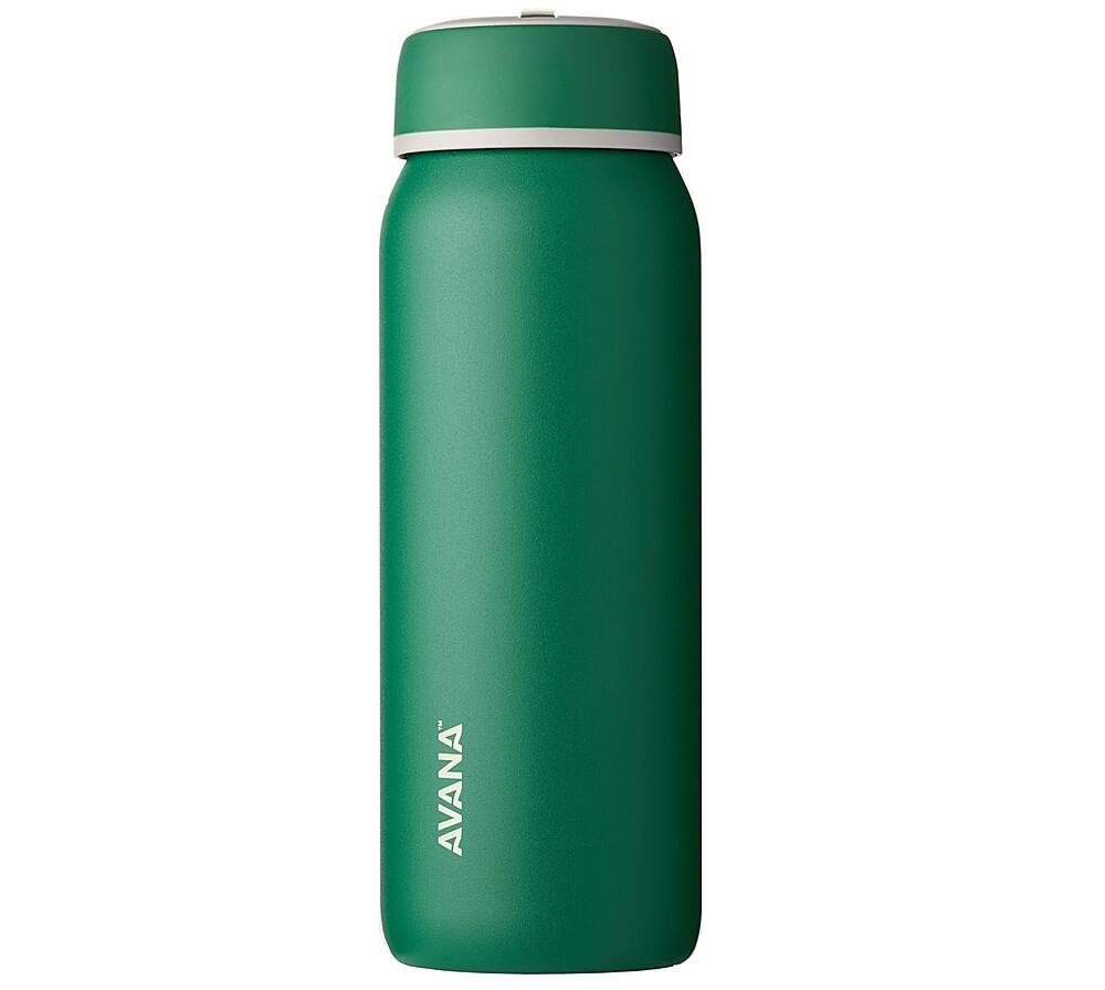 Angle View: Avana - Beckridge Insulated Stainless Steel 32 oz. Water Bottle - Fir