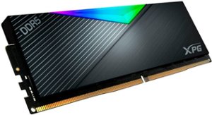 ADATA - XPG Lancer 32GB (2PK x 16GB) 6000MHz DDR5 Desktop Memory Kit with RGB lighting - Black - Front_Zoom