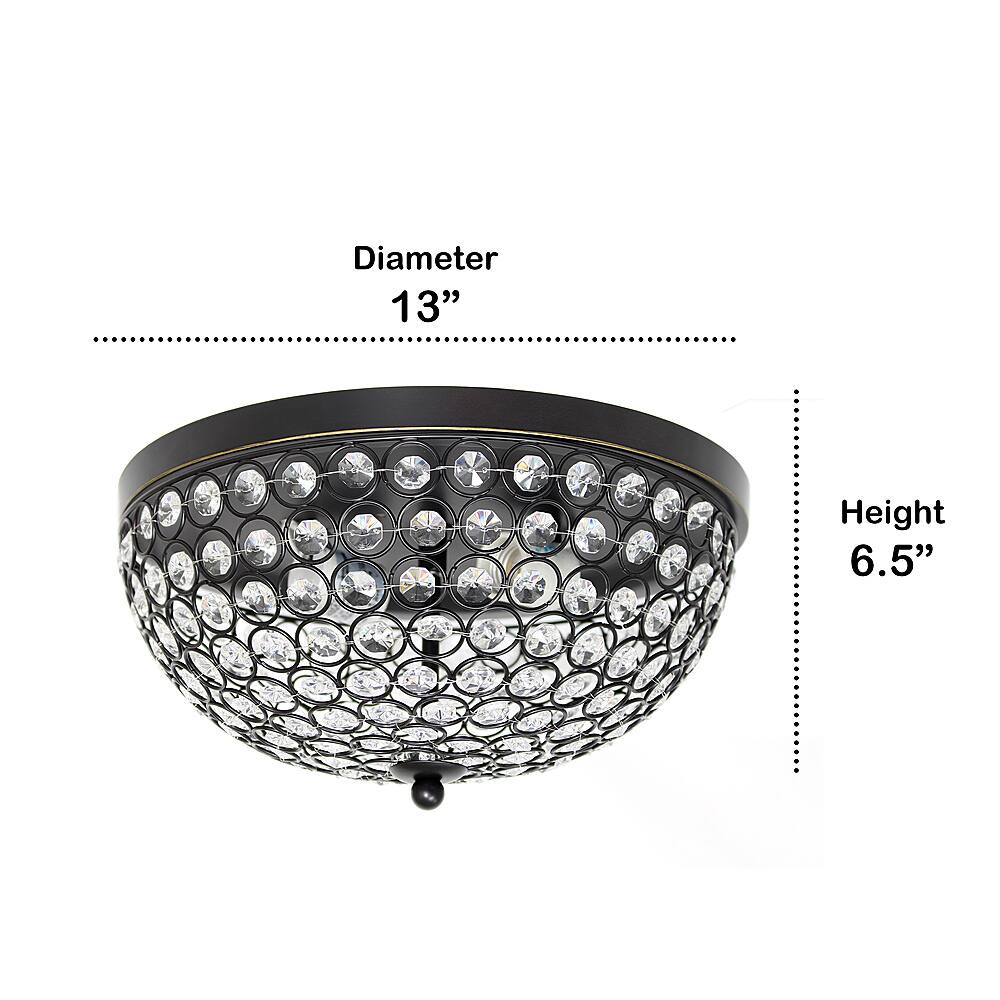 Flush mount deals glam lighting