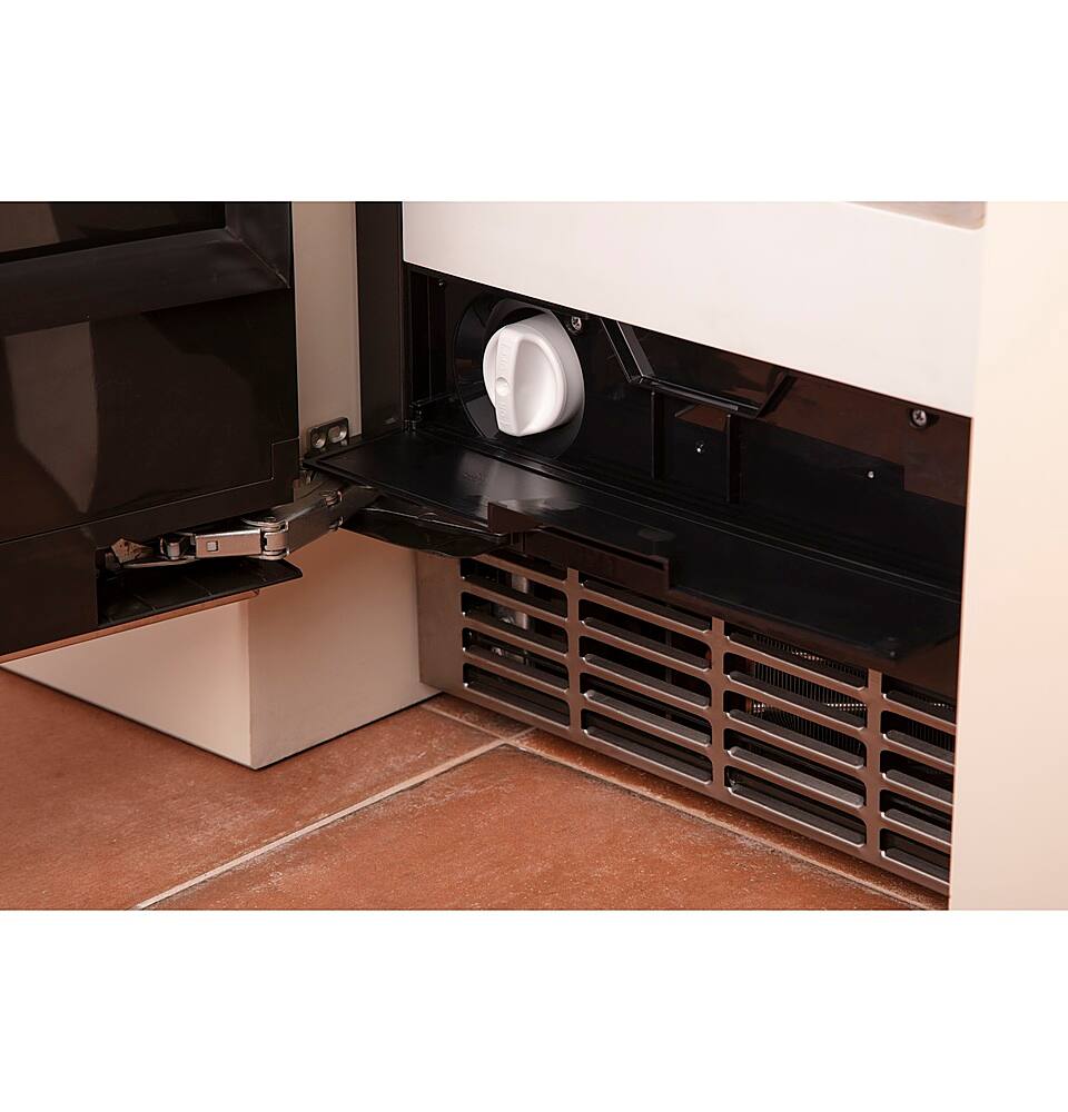 Alt View 27. GE Profile - 15" 26-Lb. Built-In Icemaker with Nugget Ice - Custom Panel Ready.