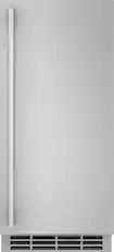 Front. Monogram - Door Panel Kit for Select GE Profile Ice Makers - Stainless Steel.