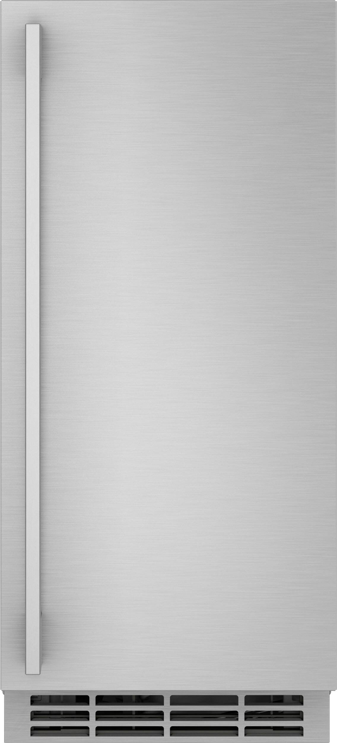 Front. Monogram - Door Panel Kit for Select GE Profile Ice Makers - Stainless Steel.