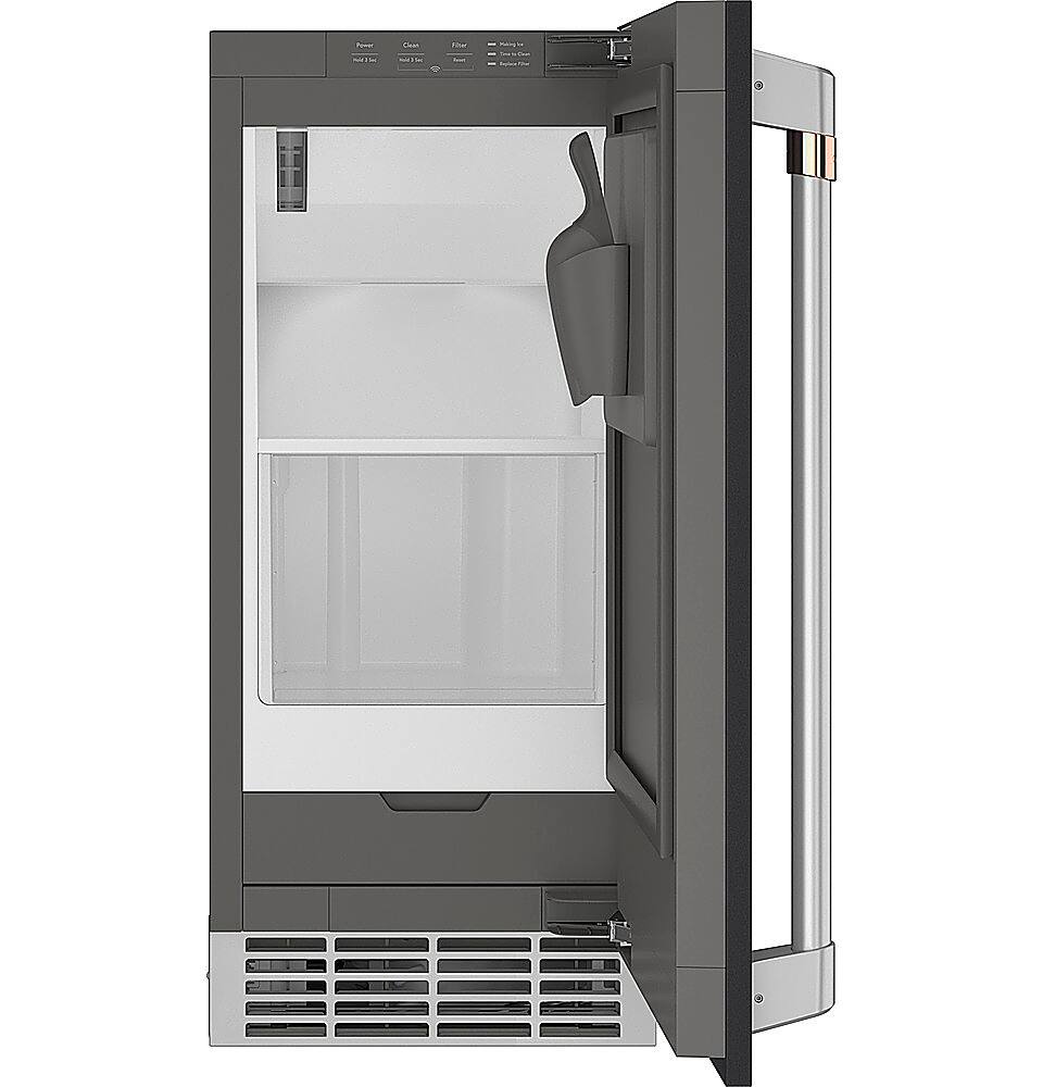 Alt View 11. Café - Ice Maker Door Kit - Matte Black.
