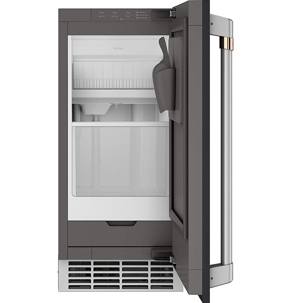 Alt View 12. Café - Ice Maker Door Kit - Matte Black.