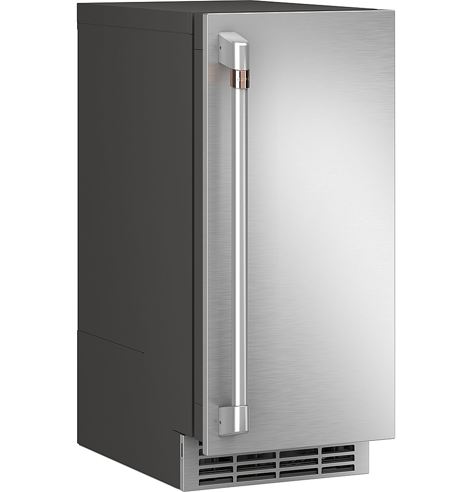 Angle View: Café - Ice Maker Door Kit - Stainless steel