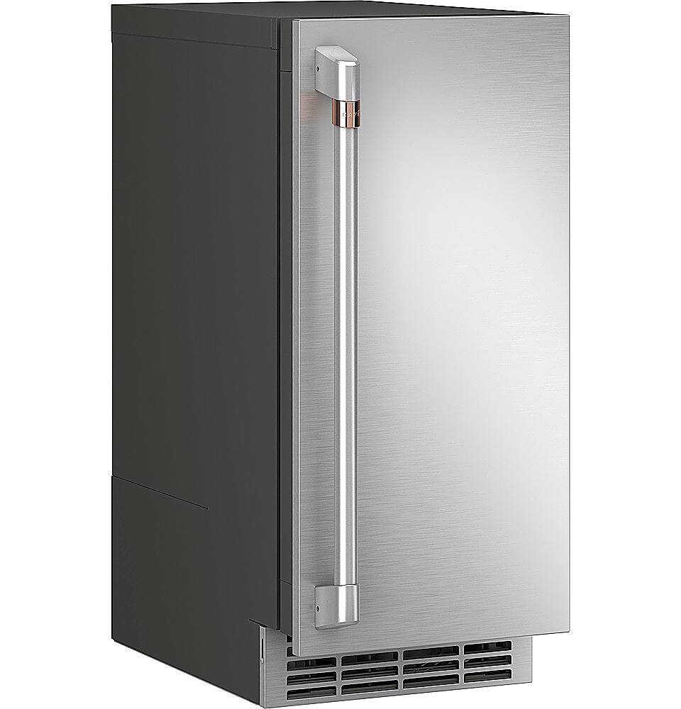Angle. Café - Ice Maker Door Kit - Stainless Steel.